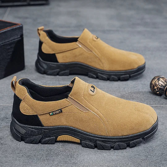 On This Week Sale Off 70%๐ Men's Orthopedic Ankle Support Wide Toe Arch Support Slip-On Loafers Shoes