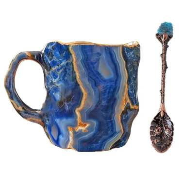 š Last day 49% OFF -2024 New Mineral Crystal Coffee Mugs