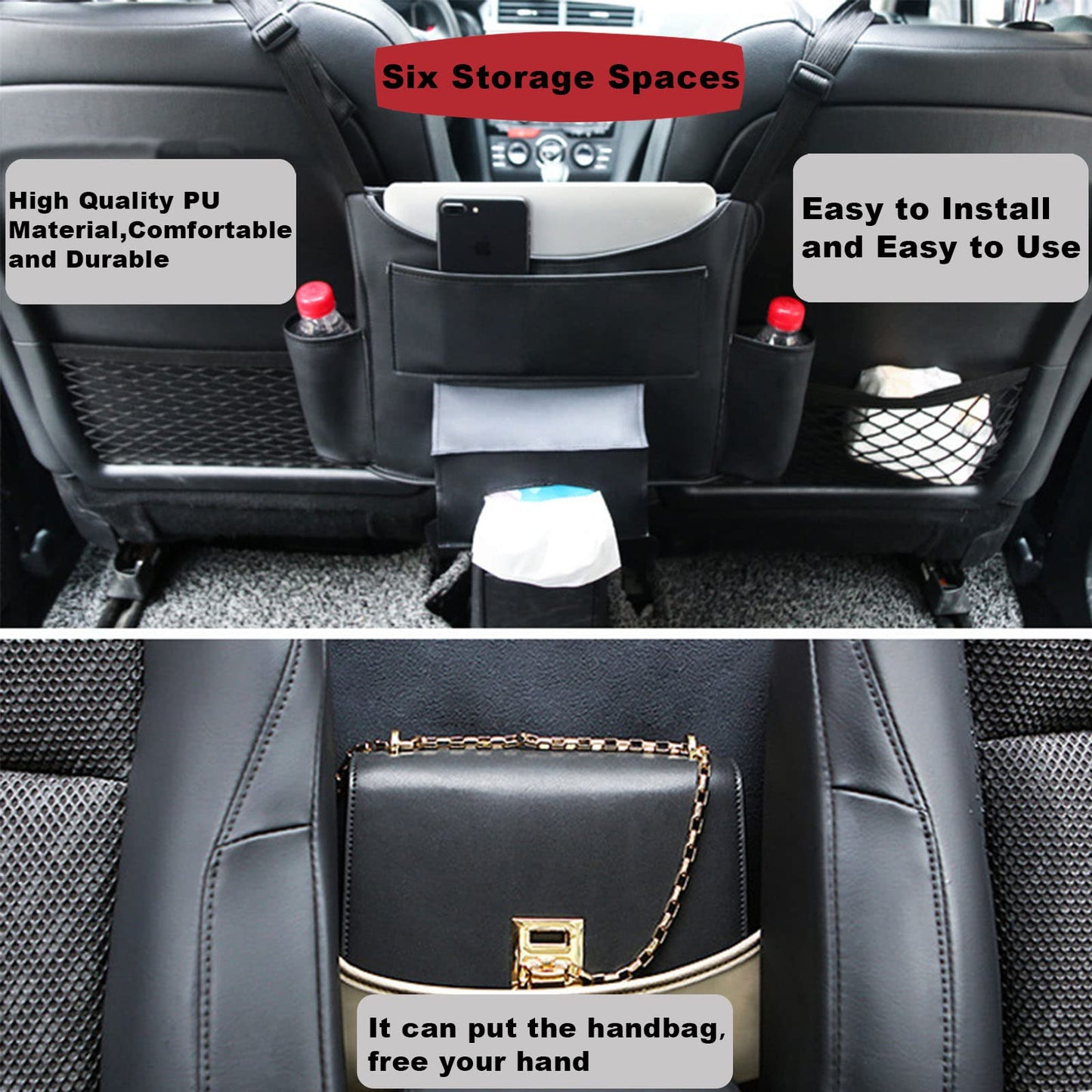NEW MODEL - HOT SALE 45%š„Car Storage Pocket, Car Seat Middle Hanger Storage Bag Organizer