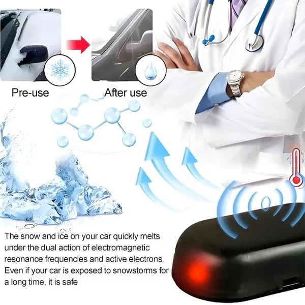 đChristmas Promotion 50% Offâď¸Car's Electromagnetic Wave Anti-freezing and Snow Removal Device