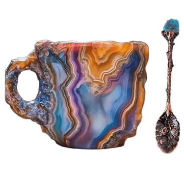 š Last day 49% OFF -2024 New Mineral Crystal Coffee Mugs