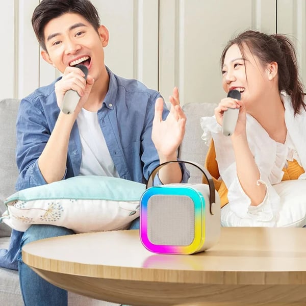 HOT Trending - 45% OFF🔥Mini Karaoke Machine for Kids with Wireless Microphones
