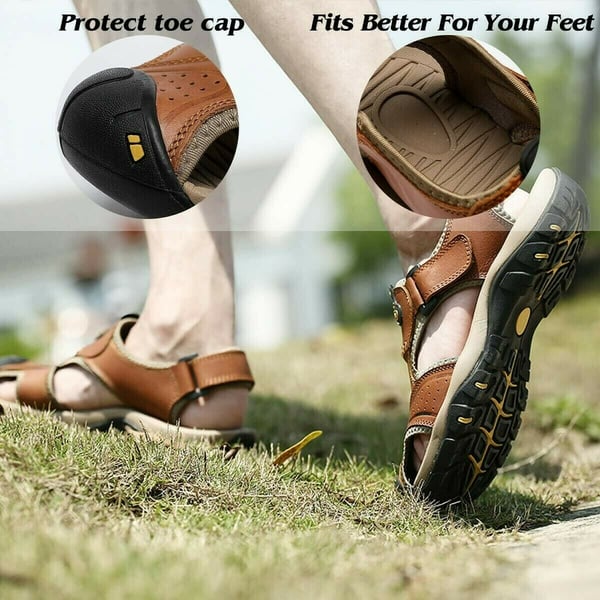 On This Week Sale off 50%π₯ Men's Outdoor Leather Orthopedic Summer Sandals