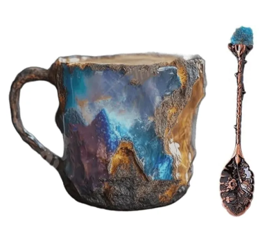š Last day 49% OFF -2024 New Mineral Crystal Coffee Mugs