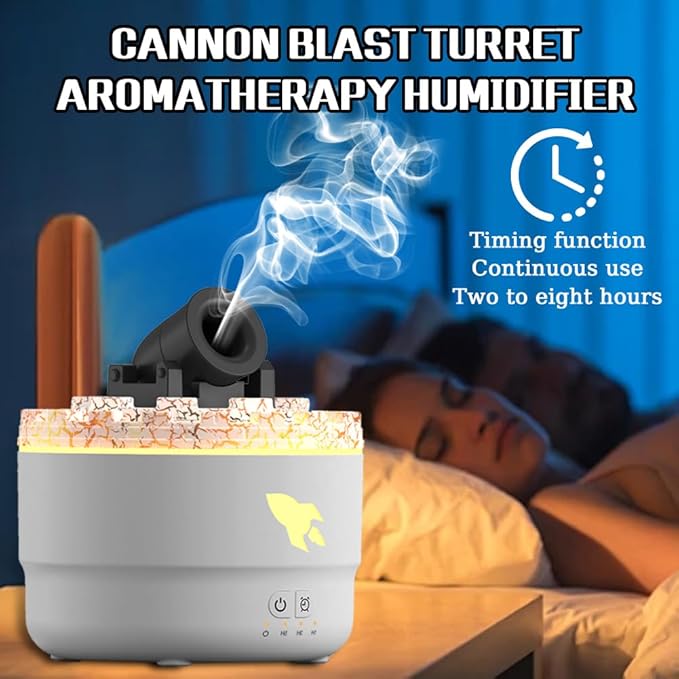 🎄Último día 45% de descuento🎁 Humidificador aromático Light Up Spaces™ Cannon Blast