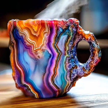 š Last day 49% OFF -2024 New Mineral Crystal Coffee Mugs