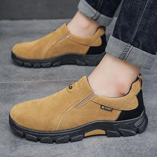 On This Week Sale Off 70%๐ Men's Orthopedic Ankle Support Wide Toe Arch Support Slip-On Loafers Shoes