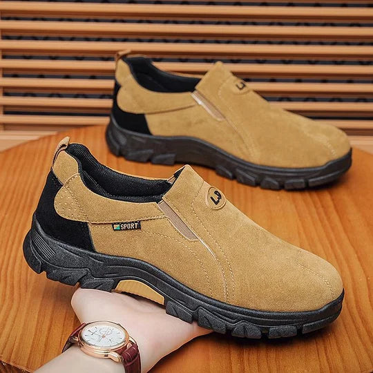 On This Week Sale Off 70%๐ Men's Orthopedic Ankle Support Wide Toe Arch Support Slip-On Loafers Shoes