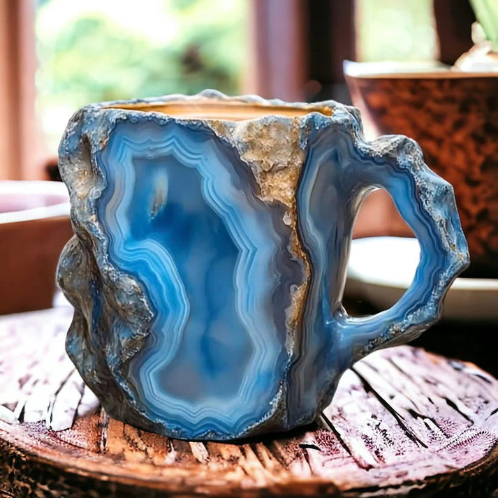 š Last day 49% OFF -2024 New Mineral Crystal Coffee Mugs