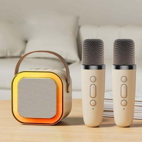 HOT Trending - 45% OFF🔥Mini Karaoke Machine for Kids with Wireless Microphones