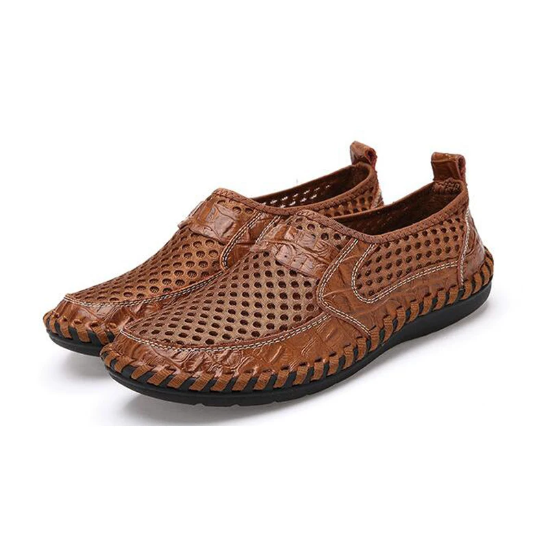 Early Summer Sale 49%π₯ Mens' Summer Slip-on Shoes, Breathable Mesh Leather Loafers