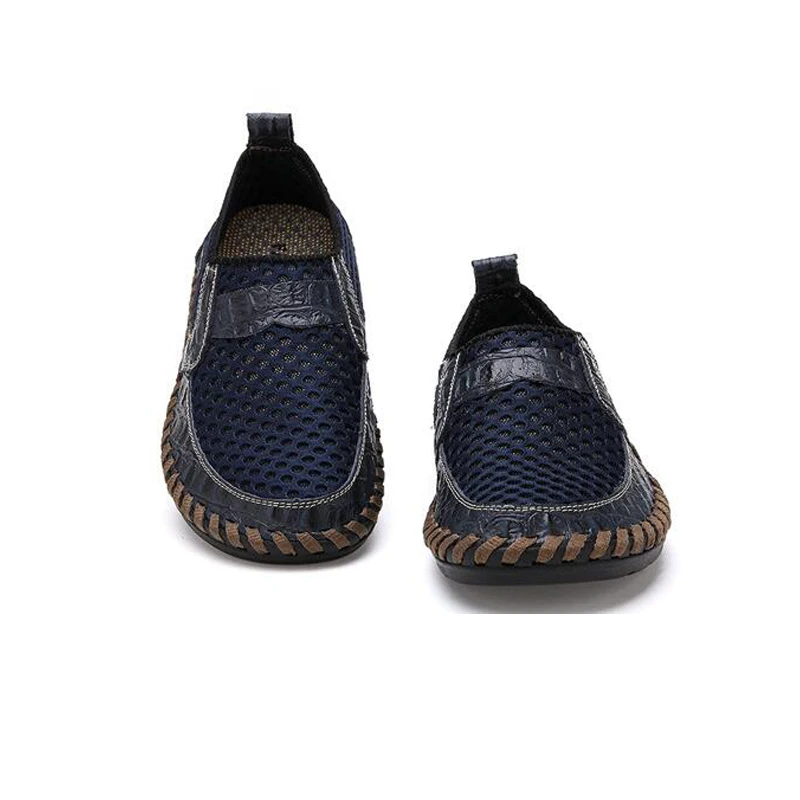 Early Summer Sale 49%π₯ Mens' Summer Slip-on Shoes, Breathable Mesh Leather Loafers