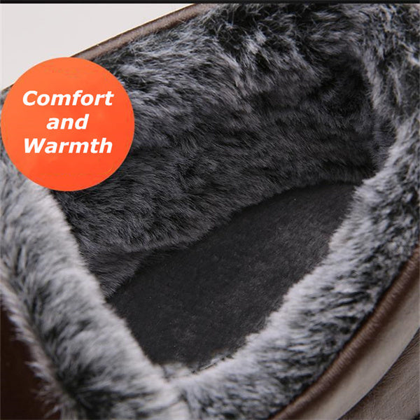 Limited time offer 70% Offđ„Men's Retro Winter Plush Lined Casual Shoes