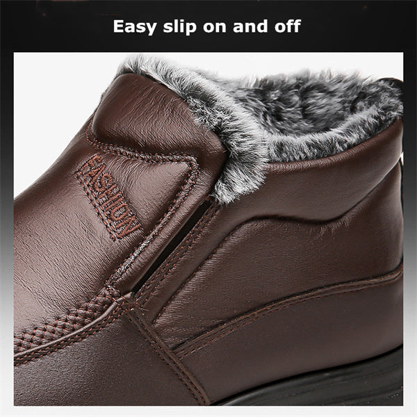 Limited time offer 70% Offđ„Men's Retro Winter Plush Lined Casual Shoes