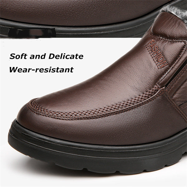 Limited time offer 70% Offđ„Men's Retro Winter Plush Lined Casual Shoes