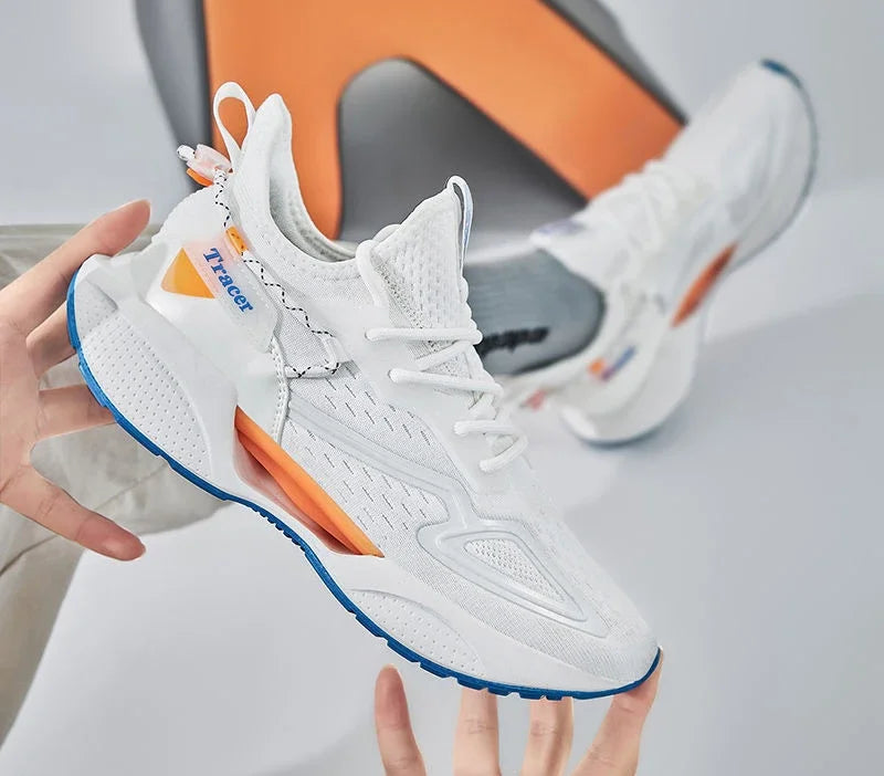 Zapatillas deportivas ligeras y transpirables para hombre para tenis, running y actividades al aire libre.