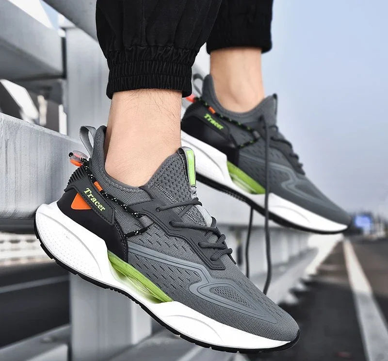 Zapatillas deportivas ligeras y transpirables para hombre para tenis, running y actividades al aire libre.