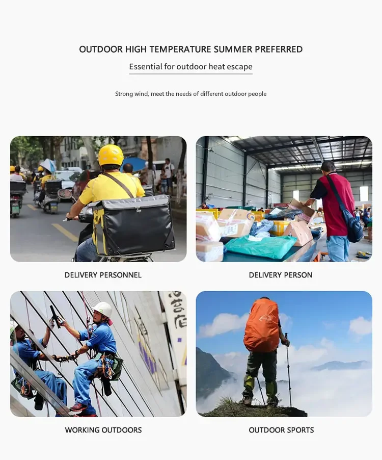 Summer Sale 50% Offš„ 2025 Smart AI Long-lasting Battery Powerful Portable Waist Clip Fan, Wearable Hanging Neck Fan