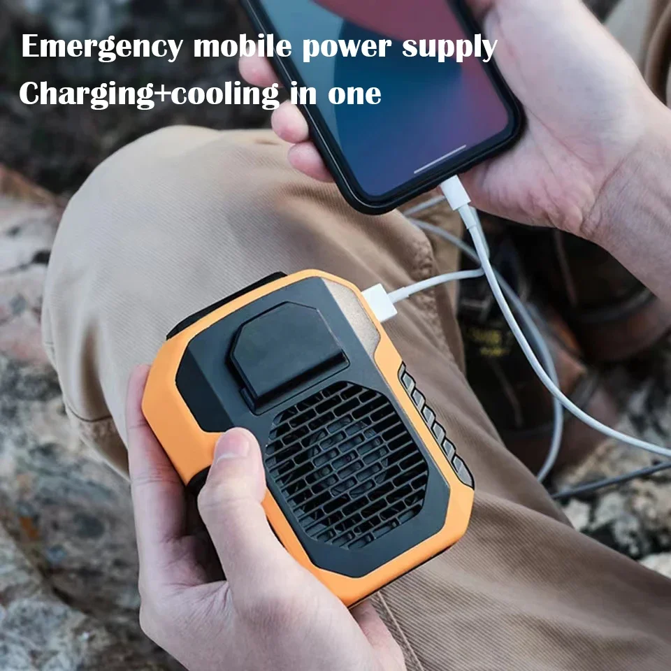 Summer Sale 50% Offš„ 2025 Smart AI Long-lasting Battery Powerful Portable Waist Clip Fan, Wearable Hanging Neck Fan