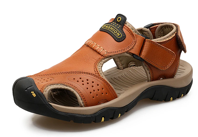 On This Week Sale off 50%π₯ Men's Outdoor Leather Orthopedic Summer Sandals