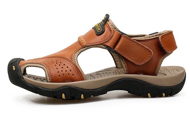 On This Week Sale off 50%π₯ Men's Outdoor Leather Orthopedic Summer Sandals