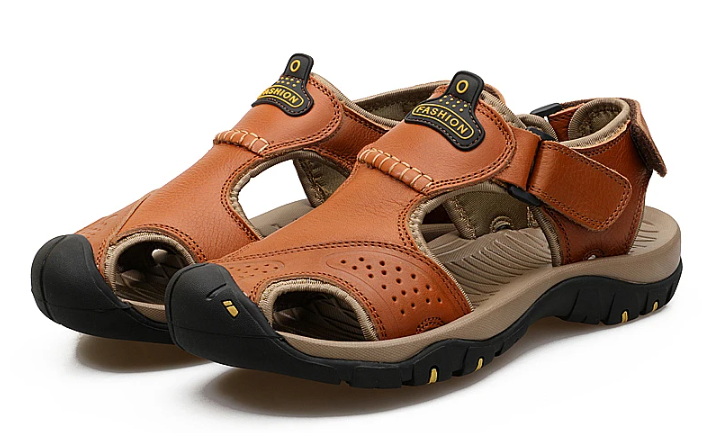 On This Week Sale off 50%π₯ Men's Outdoor Leather Orthopedic Summer Sandals