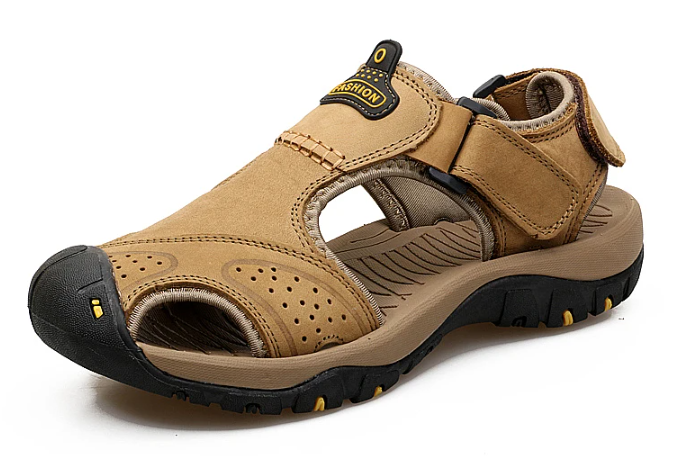 On This Week Sale off 50%π₯ Men's Outdoor Leather Orthopedic Summer Sandals