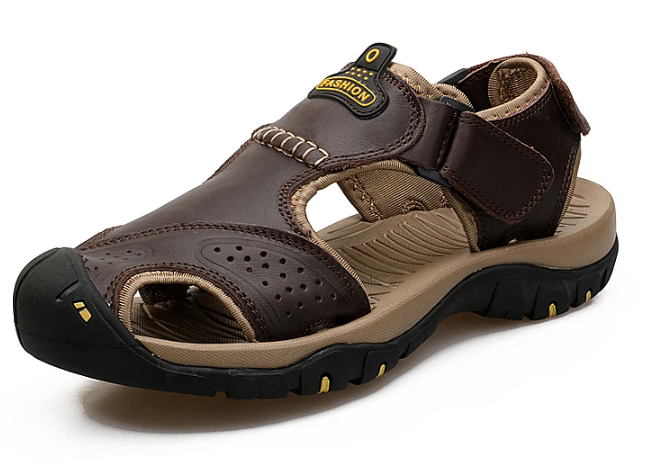 On This Week Sale off 50%π₯ Men's Outdoor Leather Orthopedic Summer Sandals