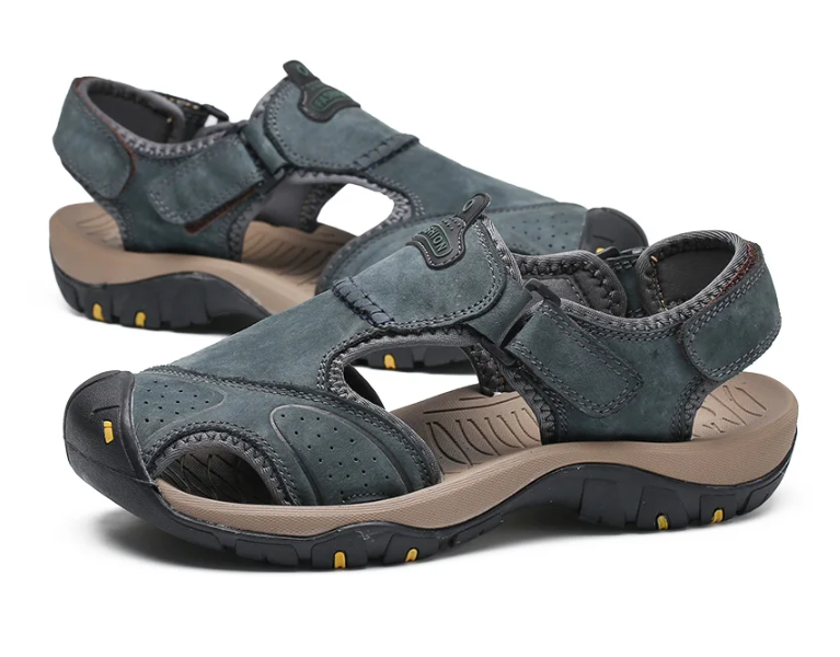 On This Week Sale off 50%π₯ Men's Outdoor Leather Orthopedic Summer Sandals