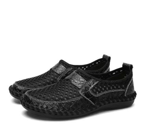 Early Summer Sale 49%π₯ Mens' Summer Slip-on Shoes, Breathable Mesh Leather Loafers
