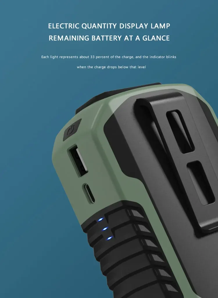 Summer Sale 50% Offš„ 2025 Smart AI Long-lasting Battery Powerful Portable Waist Clip Fan, Wearable Hanging Neck Fan