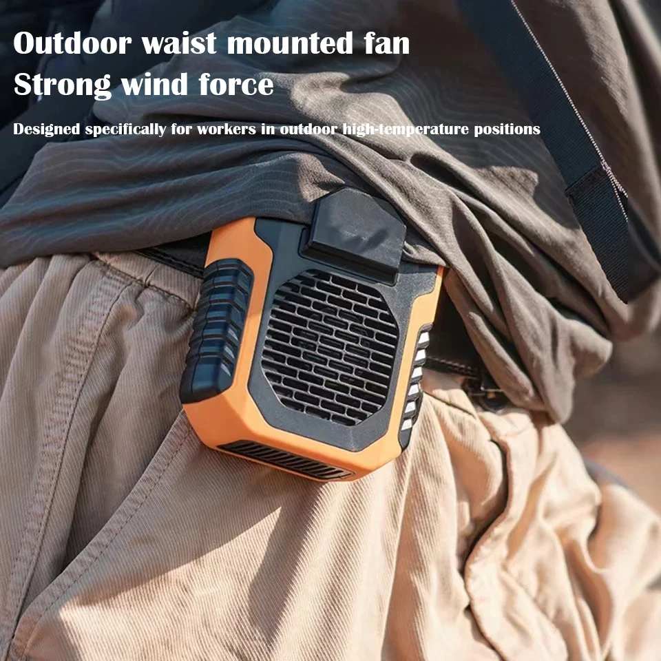 Summer Sale 50% Offš„ 2025 Smart AI Long-lasting Battery Powerful Portable Waist Clip Fan, Wearable Hanging Neck Fan