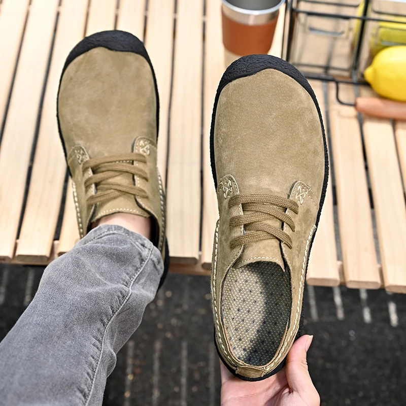Summer Promotion 49% Off💝 Men's Premium Suede Orthopedic Walking Shoes - Breathable, Anti-Skid, All-Day Comfort