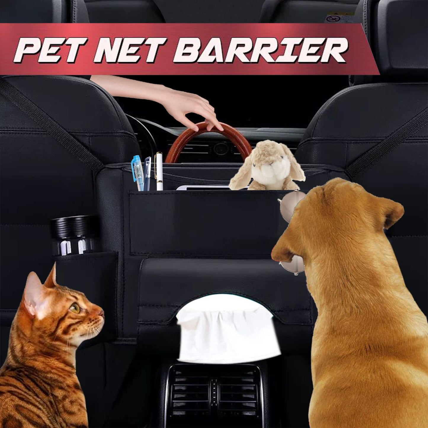 NEW MODEL - HOT SALE 45%š„Car Storage Pocket, Car Seat Middle Hanger Storage Bag Organizer