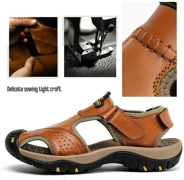 On This Week Sale off 50%π₯ Men's Outdoor Leather Orthopedic Summer Sandals