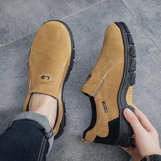On This Week Sale Off 70%๐ Men's Orthopedic Ankle Support Wide Toe Arch Support Slip-On Loafers Shoes
