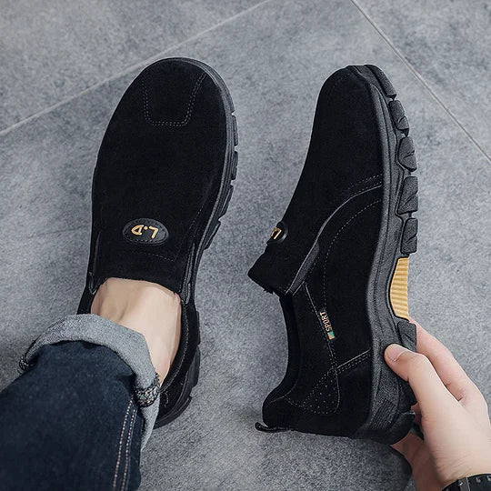 On This Week Sale Off 70%๐ Men's Orthopedic Ankle Support Wide Toe Arch Support Slip-On Loafers Shoes
