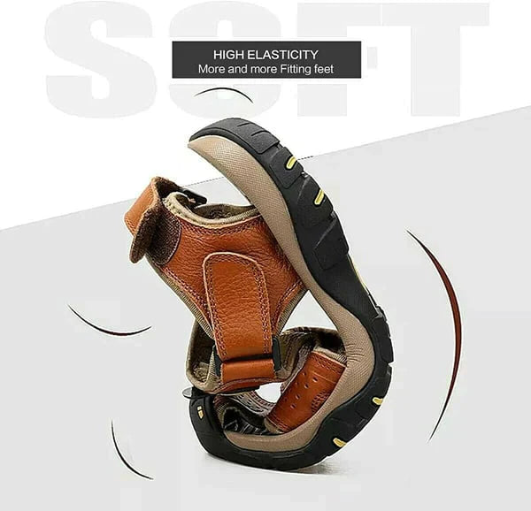 On This Week Sale off 50%π₯ Men's Outdoor Leather Orthopedic Summer Sandals