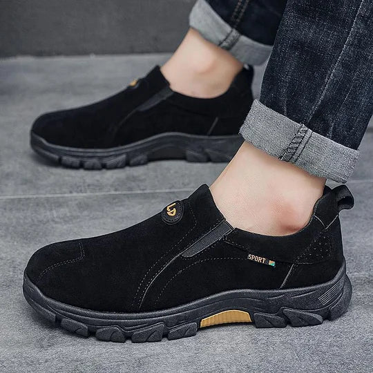 On This Week Sale Off 70%๐ Men's Orthopedic Ankle Support Wide Toe Arch Support Slip-On Loafers Shoes