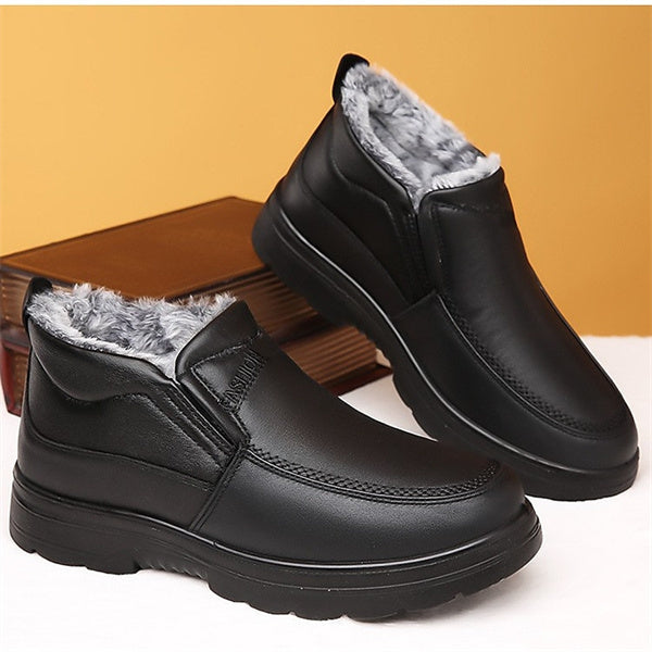 Limited time offer 70% Offđ„Men's Retro Winter Plush Lined Casual Shoes