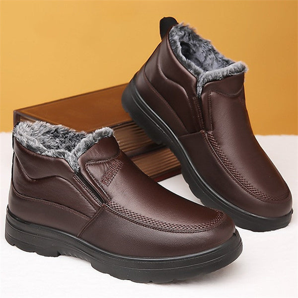 Limited time offer 70% Offđ„Men's Retro Winter Plush Lined Casual Shoes