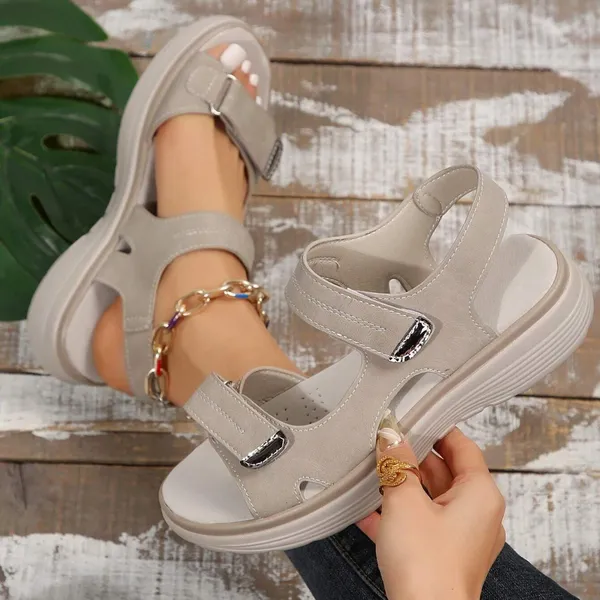 ❤️ Promoción de último día 49% de descuento ❤️ Sandalias de senderismo anchas y ajustables para mujer, sandalias ortopédicas para exteriores