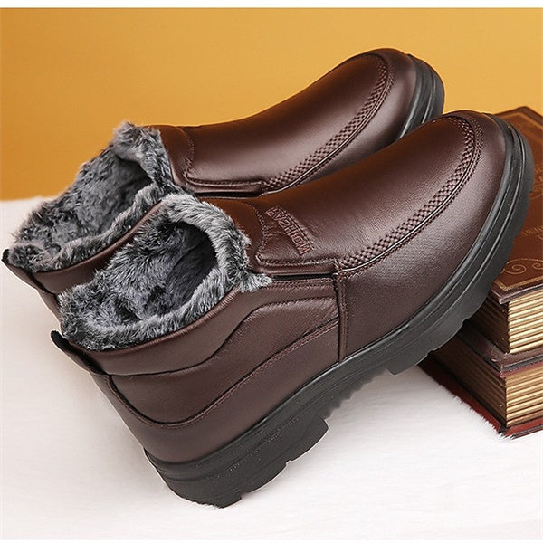 Limited time offer 70% Offđ„Men's Retro Winter Plush Lined Casual Shoes