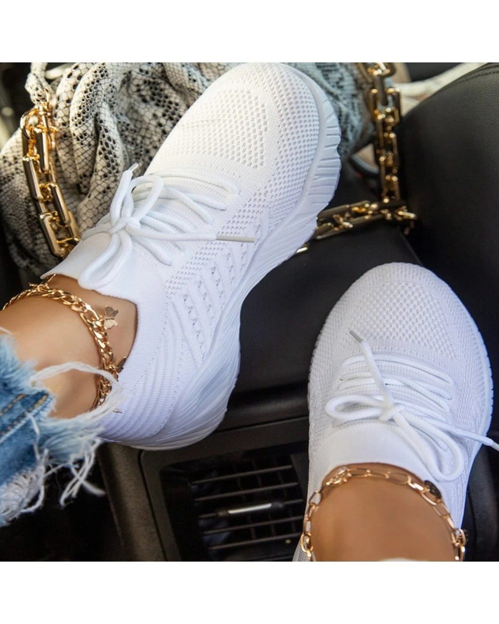 Zapatillas ortopédicas gruesas y cómodas para mujer, zapatillas transpirables para correr On-Cloud