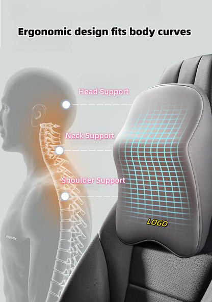 HOT SALE 45% OFF🔥 Car-mounted Aviation First-class Headrest and Lumbar Support Waistrest [Universal Fitment]