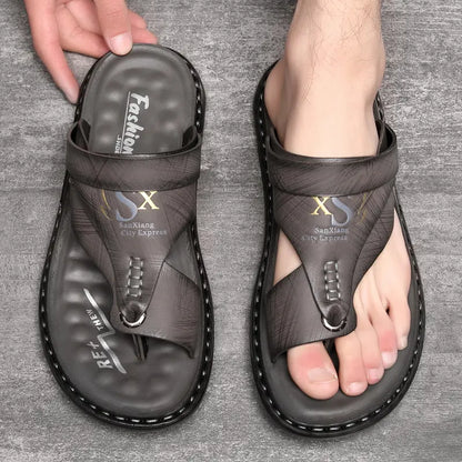 Sandalias planas elegantes e informales para exteriores de verano para hombre con 49 % de descuento