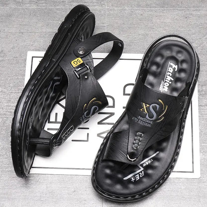 Sandalias planas elegantes e informales para exteriores de verano para hombre con 49 % de descuento