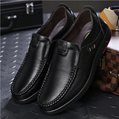 Men's Orthopedic British Business Leather Shoes