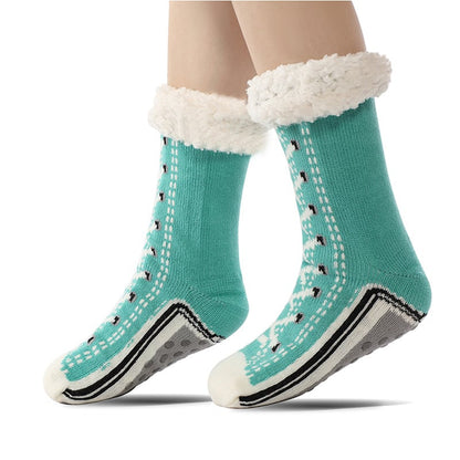 Promoción navideña: 45 % de descuento. Calcetines de cachemira ultra gruesos para estar en casa [Ajuste universal].