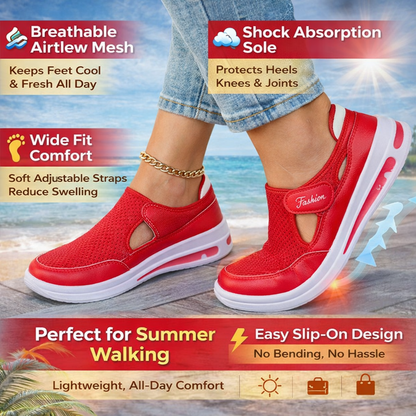 Summer Promotion -50%❤️ Women's Orthopedic Breathable Slip-On Shoes